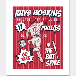 Rhys Hoskins Comic Style Art Posters and Art